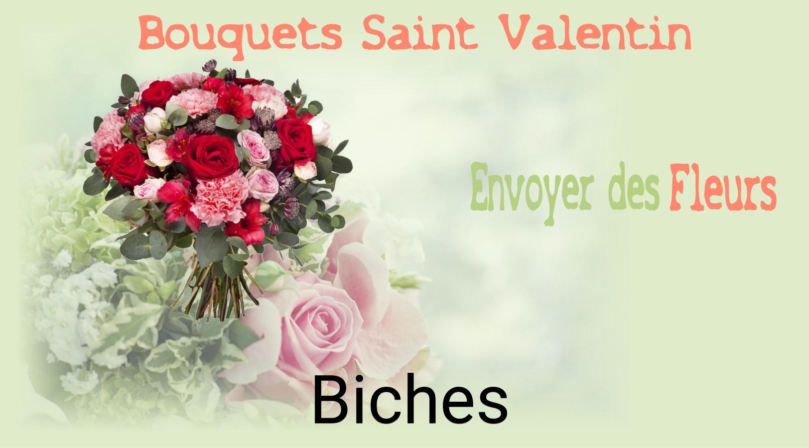 Roses de Saint-Valentin livrées à Biches